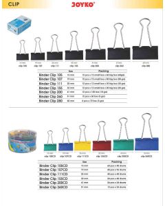 Toko Atk Grosir Bina Mandiri Stationery Jual Klip Penjepit Kertas Binder Clip Joyko terlaris 2023 di toko Alat Tulis Grosir Bina Mandiri Stationery