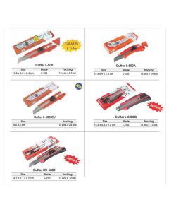 Toko Atk Grosir Bina Mandiri Stationery Jual Pisau Kater Cutter Besar Joyko Terlengkap di Pusat ATK Kantor dan Sekolah