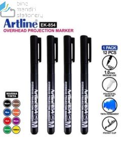 e-catalogue gambar alat tulis Artline EK-854 OHP Pen Marker Spidol Permanen