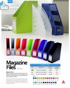 Gambar Boxfile kotak berkas Bantex 4011-19 Magazine File F4 10 cm Pink merek Bantex