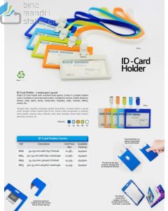 Gambar Tali Kartu Pengenal identitas  Bantex 8865 ID Card Potrait + Landyard merek Bantex