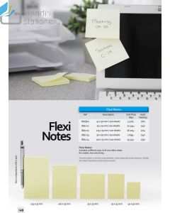 Jual Sticky note pesan tempel Bantex 8871-02 Flexi Notes 655 terlengkap di toko alat tulis