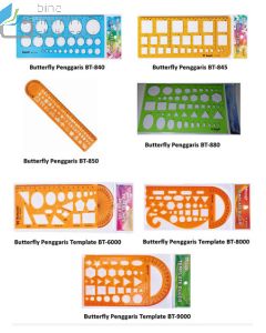 Butterfly Penggaris Template BT-6000