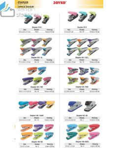 Contoh Mesin Stapler Kecil-Mini-Sedang- Besar- Jilid Manual Joyko HD-10 | HD-10CL | HD-10D | HD-10M | HD-10MP | HD-30 | HD-35LA | HD-50 | HD-50CL | HS-11 | HS-6 | HS-7 | ST-15 | ST-8 | ST-9 merek Joyko