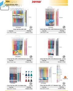 Gambar Gel Pen Warna Warni Tinta Gel Joyko Color Gel Pen GPC-299 merek Joyko