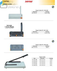 Foto Alat Pemotong Kertas Joyko Paper Cutter PC-2530 (Besi, A4) merek Joyko