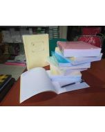 Bina Mandiri stationery jual Buku Tulis Polos Warna kotak besar - kotak sedang - kotak kecil - garis 3 - garis 5 bintang obor