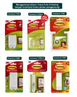 command hooks : kaitan penggantung frame foto dan lukisan dinding. type: command 17201/17204-8/17205/17206/17206-12/17207 beli di toko stationery grosir