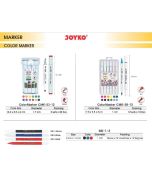 Toko Atk Grosir Bina Mandiri Stationery Jual Spidol kecil/Besar 12 Warna Mata Kuas/Fine