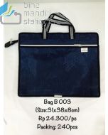 Joyko Bag B-003 (31x38x8cm) Black Blue Tas File Dokumen Folder