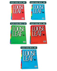 index Pemisah / Divider untuk Binder Note A5-B5 (5/8/10/12 tab warna)