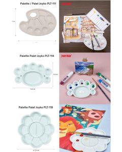 Toko Atk Grosir Bina Mandiri Stationery Jual Palet Lukis Wadah Tinta dan Cat untuk Kegiatan melukis Joyko Palette